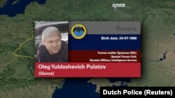Former Russian Army officer Oleg Pulatov headed a unit of the Main Intelligence Directorate in a region of eastern Ukraine controlled by Russia-backed separatists i 2014. (file photo). 