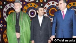 Ҳомиди Карзай, Маҳмуди Аҳмадинажод ва Эмомалӣ Раҳмон