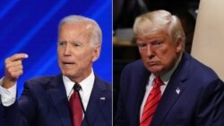 دونالد ترمپ (راست) و جو بایدن نامزدان انتخابات ریاست جمهوری امسال امریکا