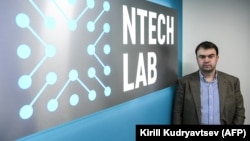 Александр Минин, генеральный директор NtechLab, компании, выигравшей городской тендер на поставку технологии распознавания лиц, дает интервью AFP. Москва, 5 февраля 2020 года