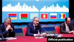 Armenia-The Prime Minister Nikol Pashinian took part in the sitting of the Eurasian Intergovernmental Council in Minsk,17July,2020