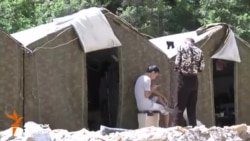 Нарын: Местные жители остановили работу небольшой золотодобывающей компании