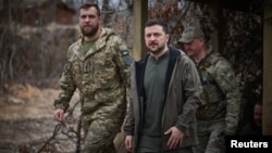 Уладзімір Зяленскі ў Данецкай вобласьці 22 сакавіка перад пачаткам перамоваў у Саудаўскай Арабіі