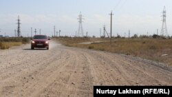 Дорога, ведущая на станцию Кайрат. 20 сентября 2020 года.
