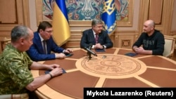 Ուկրաինայի նախագահ Պետրո Պորոշենկոն հանդիպում է լրագրող Արկադի Բաբչենկոյի հետ, Կիև, 30-ը մայիսի, 2018թ․