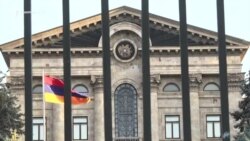 Ոստիկանները բերման ենթարկեցին ԱԺ-ի դիմաց Ամուլսարի հանքի շահագործման դեմ բողոքող ակտիվիստներին