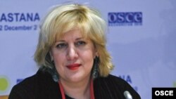 OSCE Representative on Freedom of the Media Dunja Mijatovic (file photo)