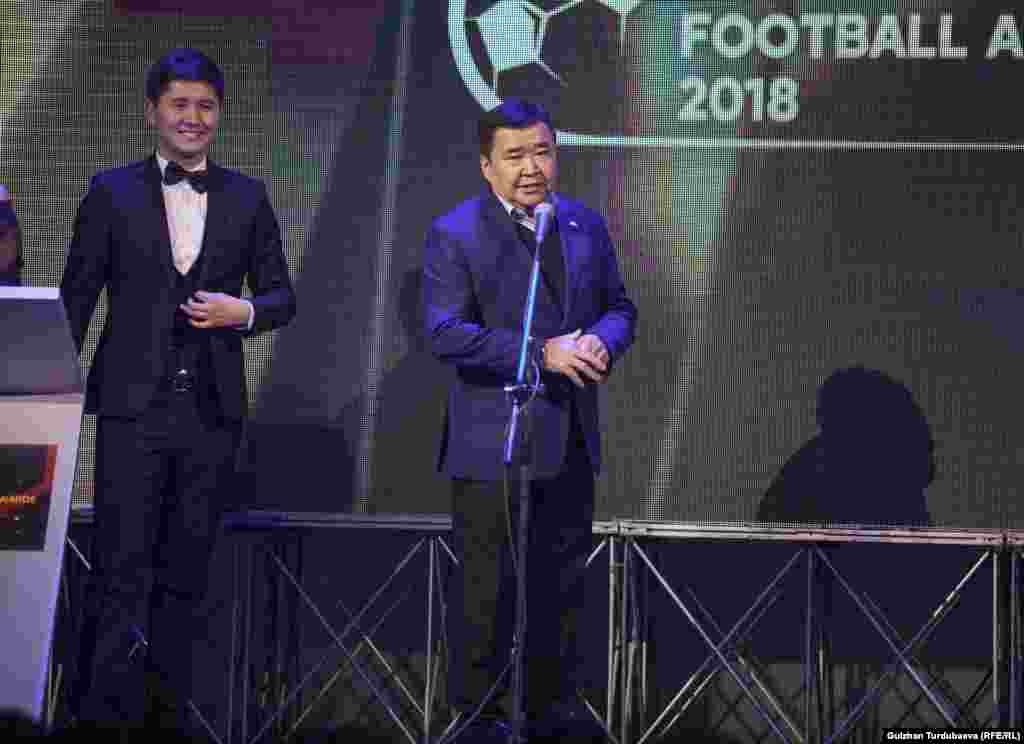 &quot;Дордой&quot; футбол клубунун ардактуу президенти Аскар Салымбеков.&nbsp;