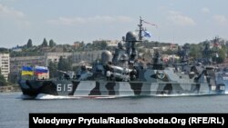 Один из кораблей Черноморского флота
