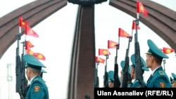 Кыргыз жоокерлери. Иллюстрациялык сүрөт.