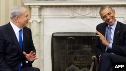 Барак Обама и Биньямин Нетаньяху в Белом доме 9 ноября 2015 года