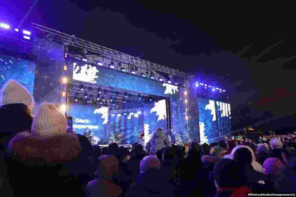 Новогодний концерт в Минске, Беларусь.