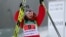 Белорусская биатлонистка Динара Алимбекова после победы на чемпионате мира среди юниоров. Раубичи, 22 февраля 2015 года.