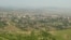 Nagorno-Karabakh - A general view of Stepanakert from a nearby hill, 8Jul2011.