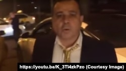 Военный судья Арсен Крикоров, фрагмент видеозаписи с места происшествия