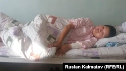 Ооруканада жаткан Нурайым Шайбекова.