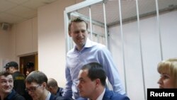 Ալեքսեյ Նավալնին Մոսկվայի դատարանում, 19-ը դեկտեմբերի, 2014թ.