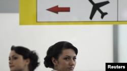 Пограничницы в аэропорту "Борисполь"