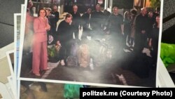 Здымкі, прыкладзеныя да ліста Дональду Трампу. На іх паказаная сустрэча вывезеных зь Беларусі палітвязьняў у Вільні 11 верасьня 2025 году