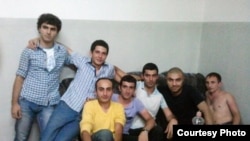 Задержанные активисты АНК, Ереван, 9 августа 2011 г.