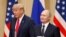 Владимир Путин и Дональд Трамп на совместной пресс-конференции после переговоров. Хельсинки, 16 июля