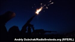 Морпіх на передовій позиції української армії поблизу селища Водяне, що під Маріуполем, 22 червня 2020 року