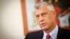 Kosovar President Hashim Thaci (file photo)