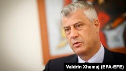 Kosovar President Hashim Thaci (file photo)