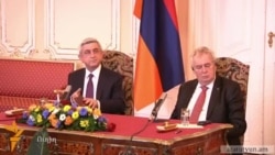 Государственный визит президента Армении в Чешскую Республику