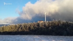 Плато Ай-Петрі засипало снігом (відео)