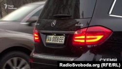 Автомобіль, зареєстрований на Леоніда Крючкова