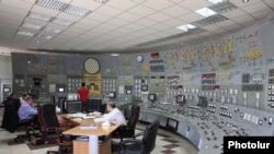 Armenia - The central control panel of the Metsamor nuclear plant.