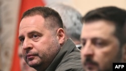 Украинанын президенти Владимир Зеленскийдин администрация жетекчиси жана оң колу саналган Андрей Ермак.