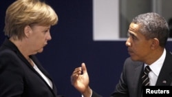 Ангела Меркел жана Барак Обама