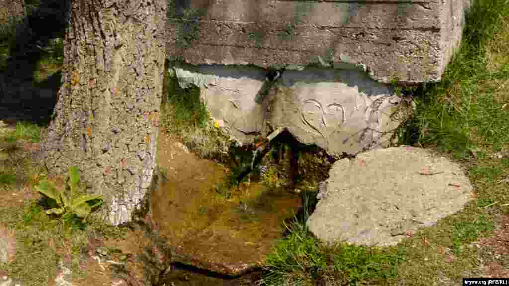 Живі джерела біля східних схилів гори. Це практично південно-східне передмістя кримської столиці