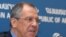 Armenia -- Russian Foreign Minister Sergey Lavrov at a press conference in Yerevan, 14Jan2010