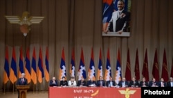 Նախագահ Սերժ Սարգսյանը ելույթ է ունենում Երկրապահ կամավորականների միության համագումարում, Երևան, 15-ը փետրվարի, 2014թ․