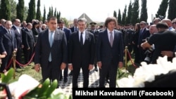 Шалва Папуашвили, Михаил Кавелашвили и Ираклий Кобахидзе