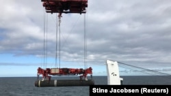 Строительство газопровода "Северный поток – 2" в Балтийском море