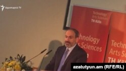 Германия - премьер-министр Армении Никол Пашинян выступает с речью в Техническом университете Кёльна, 31 января 2019 г․