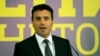 Leader of the opposition party SDSM Zoran Zaev at a press conference in Skopje on April 27, 2014