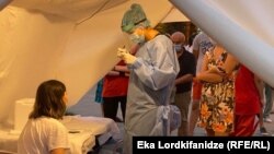 Վրաստան - Կորոնավիրուսի ախտորոշման թեստավորում Բաթումիում, սեպտեմբեր, 2020թ.