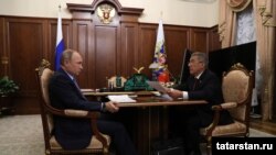 Владимир Путин һәм Рөстәм Миңнеханов