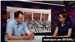 Արևելագետ Վահրամ Տեր-Մաթևոսյանը «Ազատություն TV»-ի տաղավարում, 8-ը հունիսի, 2015թ.