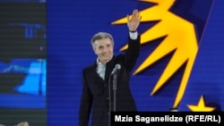 ბიძინა ივანიშვილი 2024 წლის არჩევნების დღეს გამართულ ღონისძიებაზე. თბილისი, 26 ოქტომბერი, 2024.