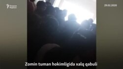 Зомин ҳокимлигида халқ қабули