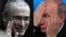 Россия. Фотоколлаж. Михаил Ходорковский и Владимир Путин
