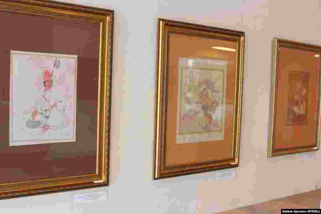 Көргөзмөгө Иран минатюриси Париса Рахмани менен жыгачтан ар кандай сөлөкөттөрдү жасаган Парване Саадат Мирафтабияндын эмгектери коюлду. &nbsp;