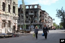 Окупований РФ Маріуполь після повномасштабного вторгнення, травень 2022 року