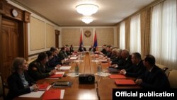 Совместное заседание советов безопасности Армении и Нагорного Карабаха, Степанакерт, 12 марта 2019 г. 